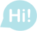 Hi icon